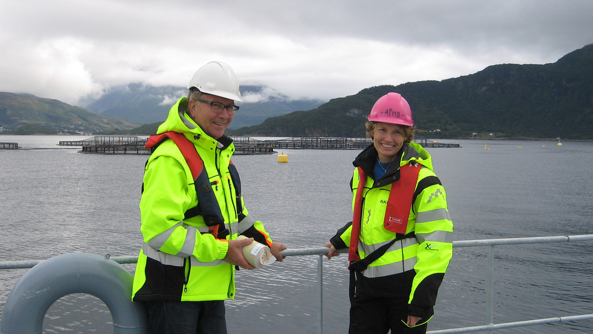 Enwa har designet og levert vannbehandlingsanlegget som ble offisielt åpnet 25 August 2016. Her med Aino Olaisen Nova Sea og Bjørn Dørum fra ENWA